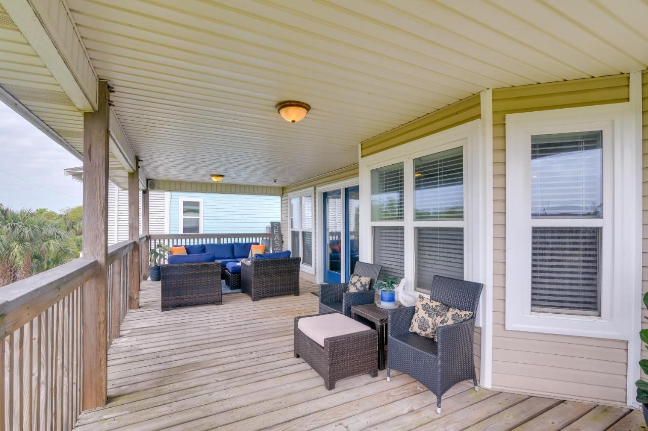 Galveston Escape With Entertainment Patio And Deck! Villa Exterior photo